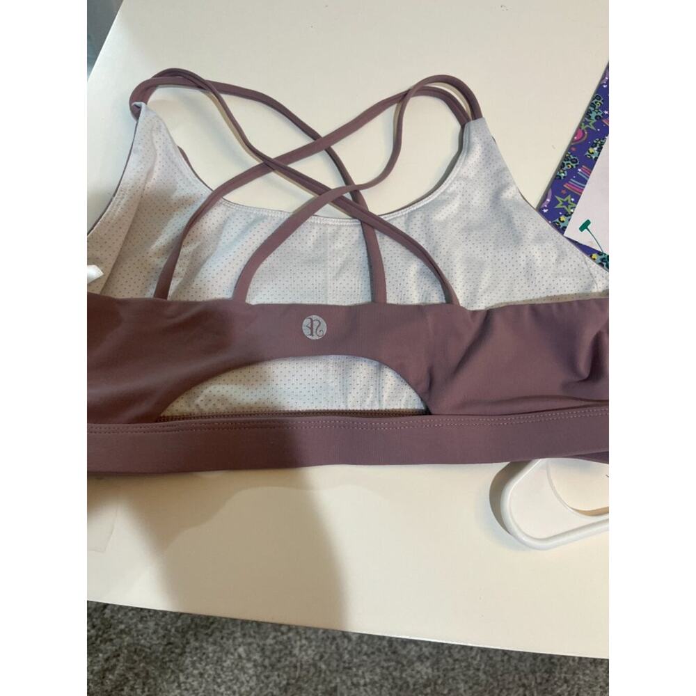 Sports bra - Plum colored - Size XXL - Picture 4 of 10
